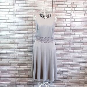 NWT Homeyee sleeveless midi dress in grey Women's Size S